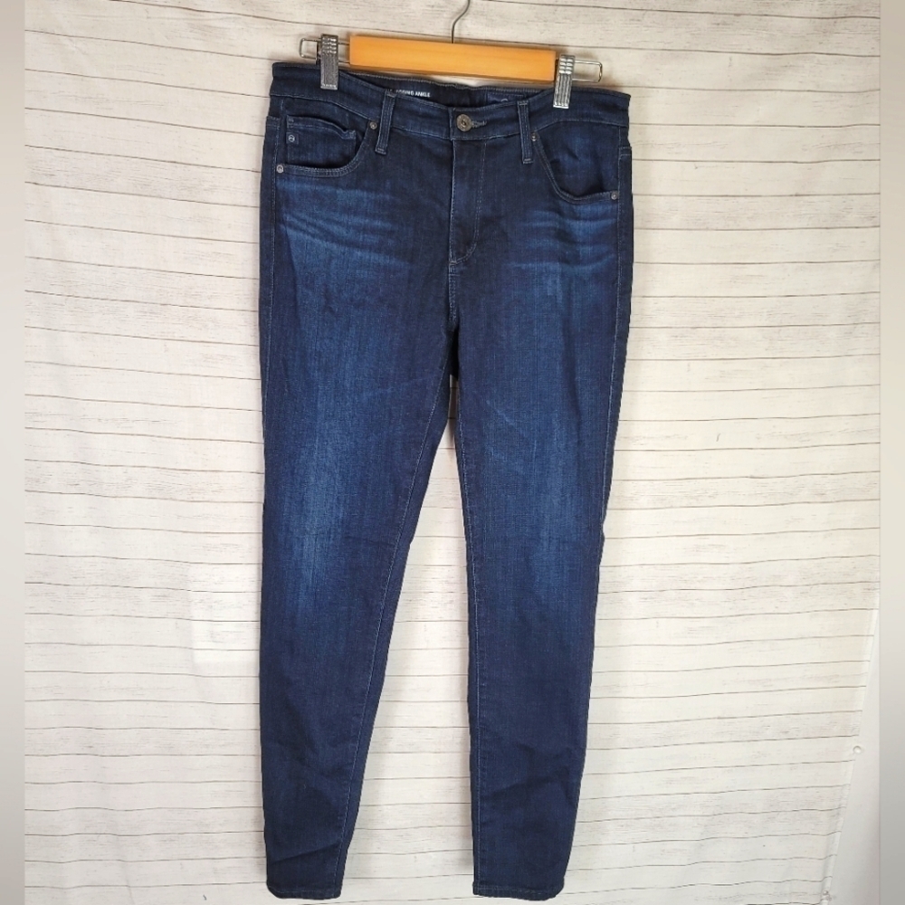 AG The Legging Ankle SUPER SKINNY in Coal Grey, sz 29